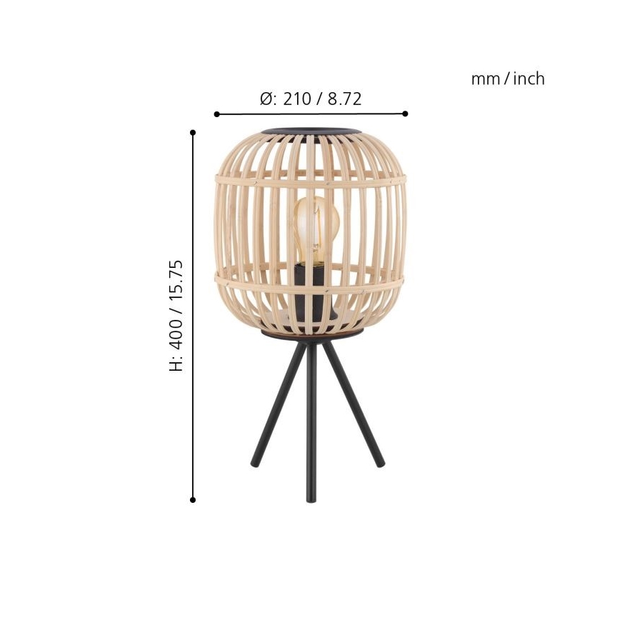 Eglo - Lampa stołowa 1xE27/28W/230V