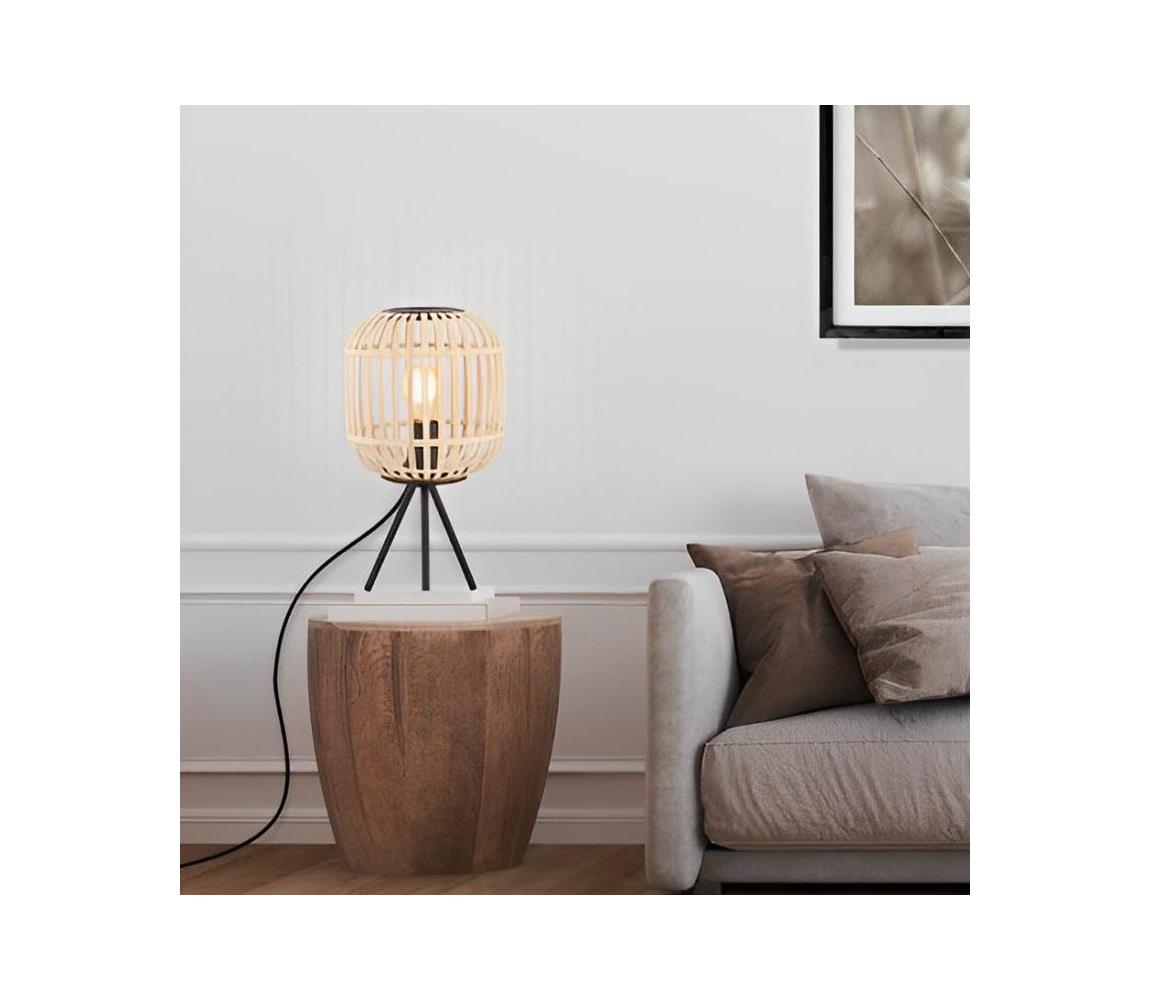 Eglo 43218 - Lampa stołowa BORDESLEY 1xE27/28W/230V
