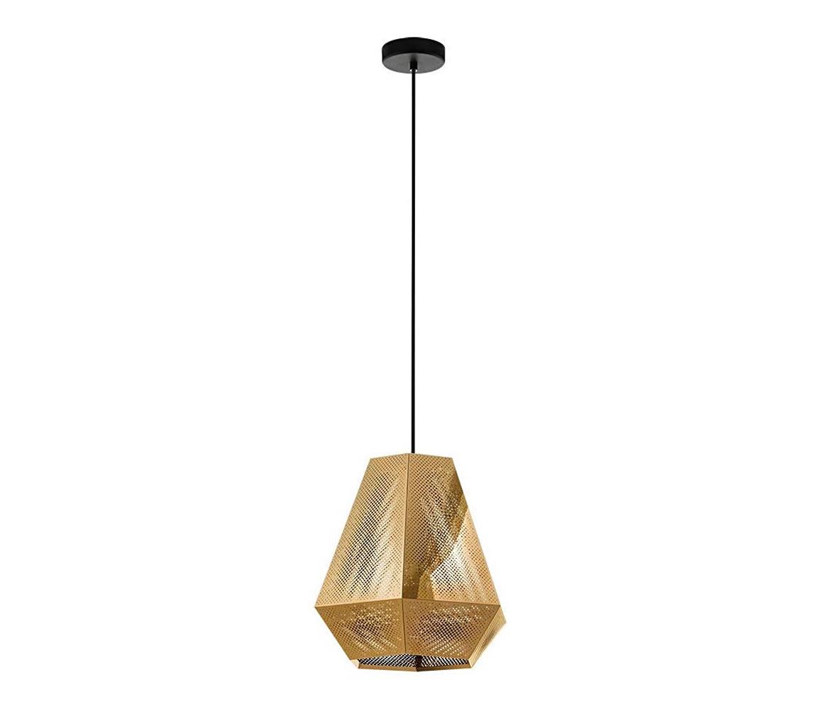 Eglo 43227 - Żyrandol na lince CHIAVICA 1xE27/28W/230V śr. 36 cm złoty