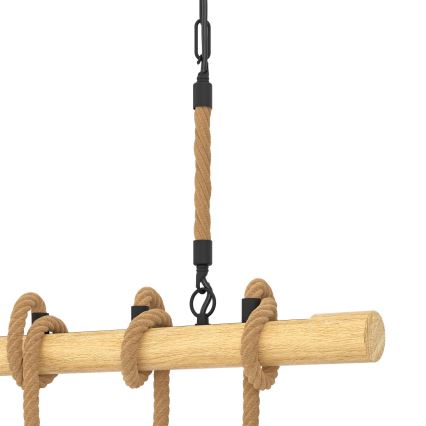 Eglo 43318 - Żyrandol na łańcuchu YOUNGSTOWN 4xE27/40W/230V