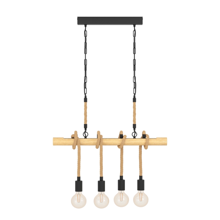 Eglo 43318 - Żyrandol na łańcuchu YOUNGSTOWN 4xE27/40W/230V