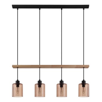 Eglo 43368 - Żyrandol na linkach COOLMONT 4xE14/40W/230V