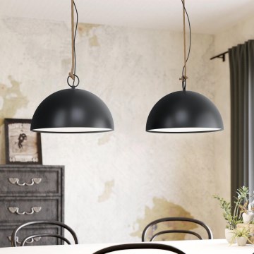 Eglo 43397 - Lampa wisząca na lince HODSOLL 2xE27/40W/230V