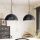 Eglo 43397 - Lampa wisząca na lince HODSOLL 2xE27/40W/230V
