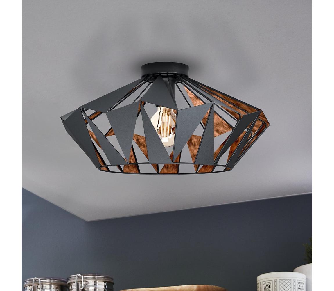 Eglo 43399 - Plafon CARLTON 6 1xE27/60W/230V