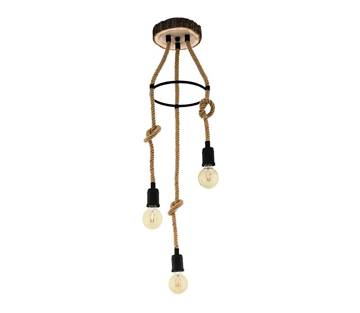 Eglo 43423 - Żyrandol na lince RAMPSIDE 3xE27/40W/230V