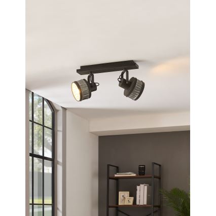 Eglo 43445 - Oprawa punktowa TURROCK 2xE27/28W/230V