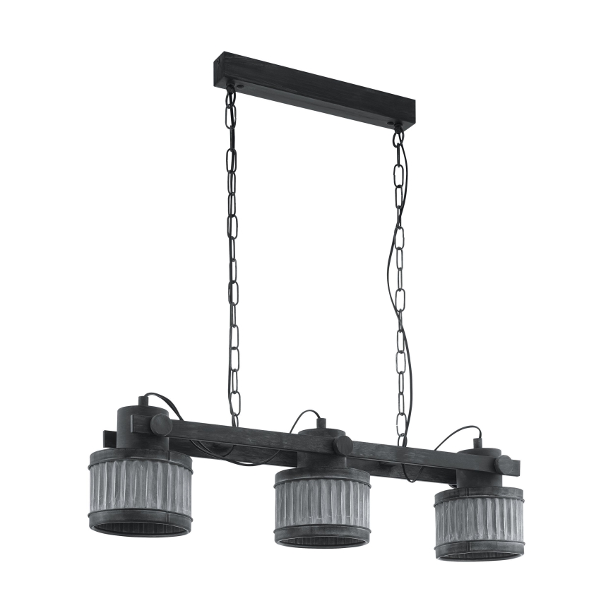 Eglo - Żyrandol na łańcuchu 3xE27/28W/230V