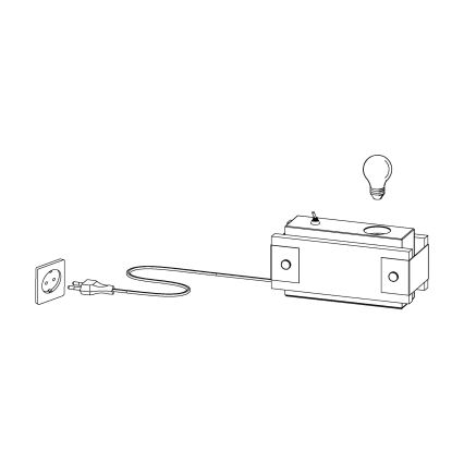 Eglo - Lampa stołowa 1xE27/16W/230V