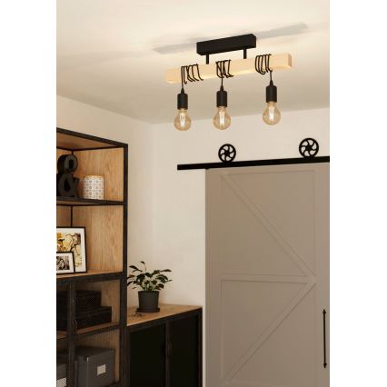 Eglo - Żyrandol natynkowy TOWNSHEND 3xE27/60W/230V