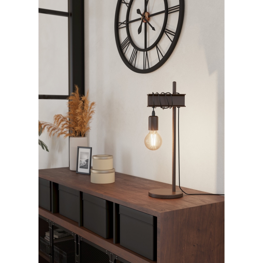 Eglo - Lampa stołowa TOWNSHEND 1xE27/10W/230V