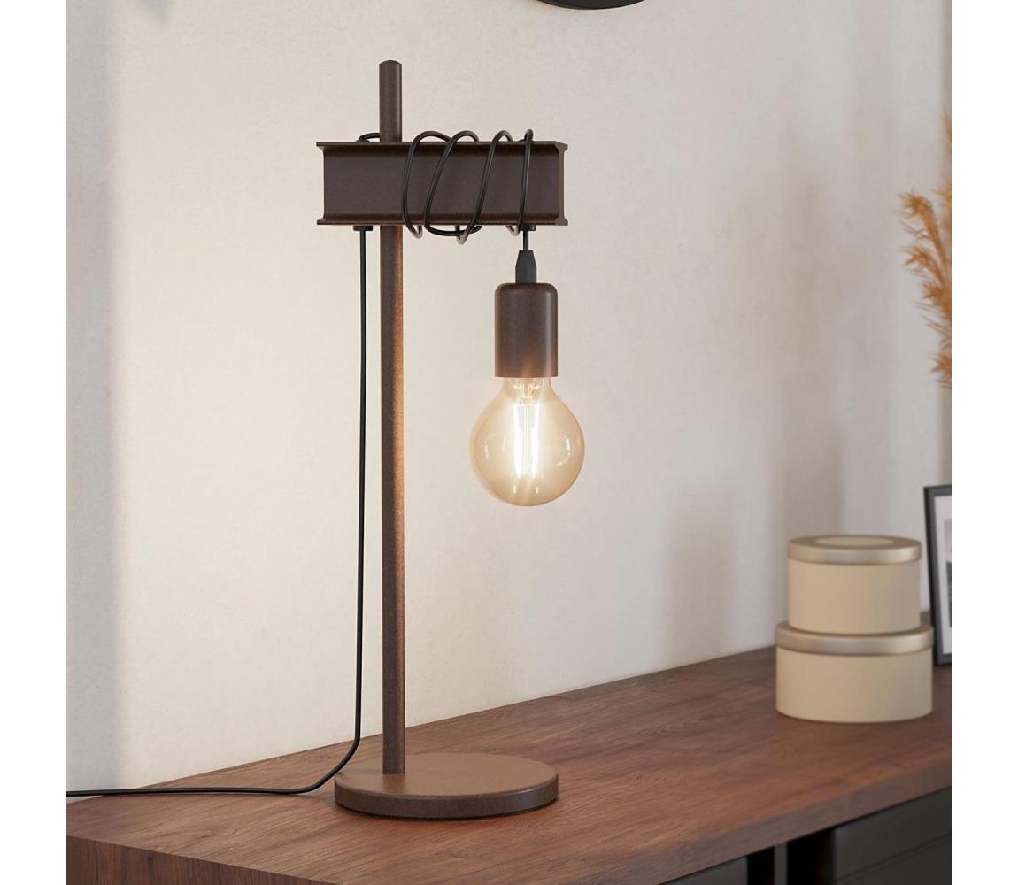 Eglo 43525 - Lampa stołowa TOWNSHEND 1xE27/10W/230V