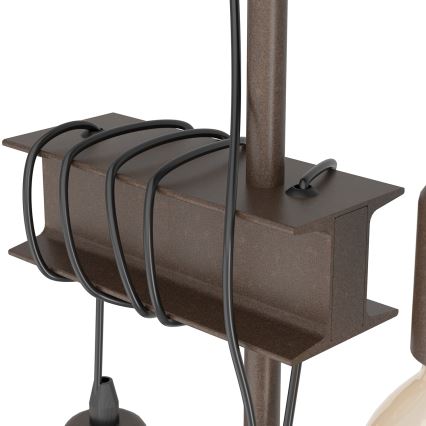 Eglo - Lampa podłogowa TOWNSHEND 2xE27/10W/230V
