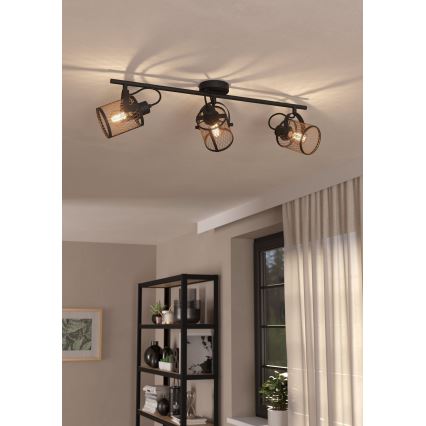 Eglo - Lampa sufitowa punktowa 3xE27/40W/230V