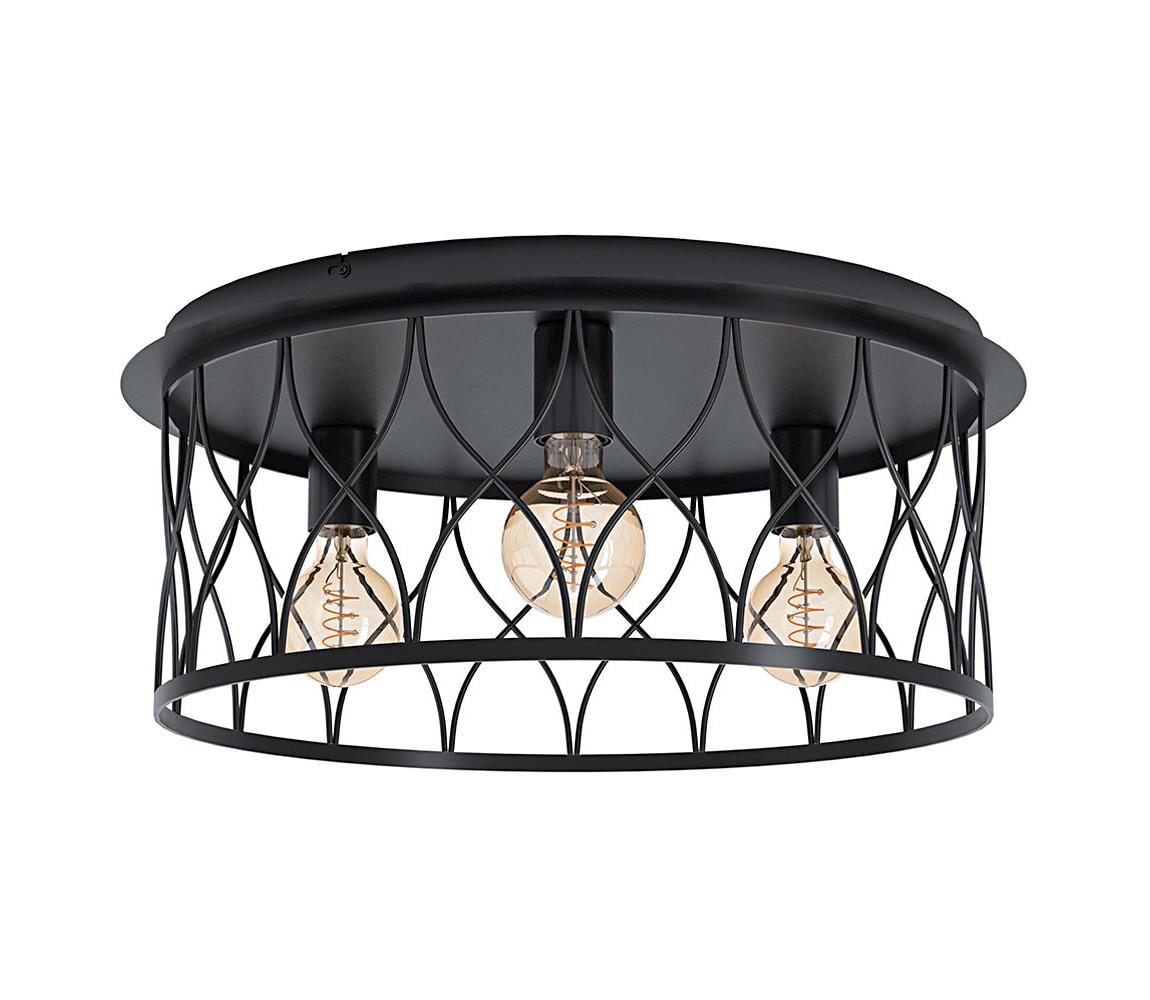 Eglo 43553 - Żyrandol natynkowy GILTSPUR 3xE27/40W/230V