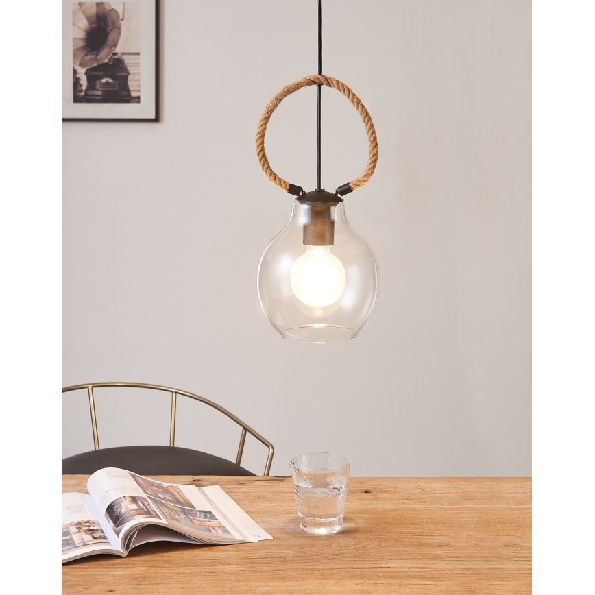 Eglo 43617 - Lampa wisząca na przewodzie RODING 1xE27/40W/230V