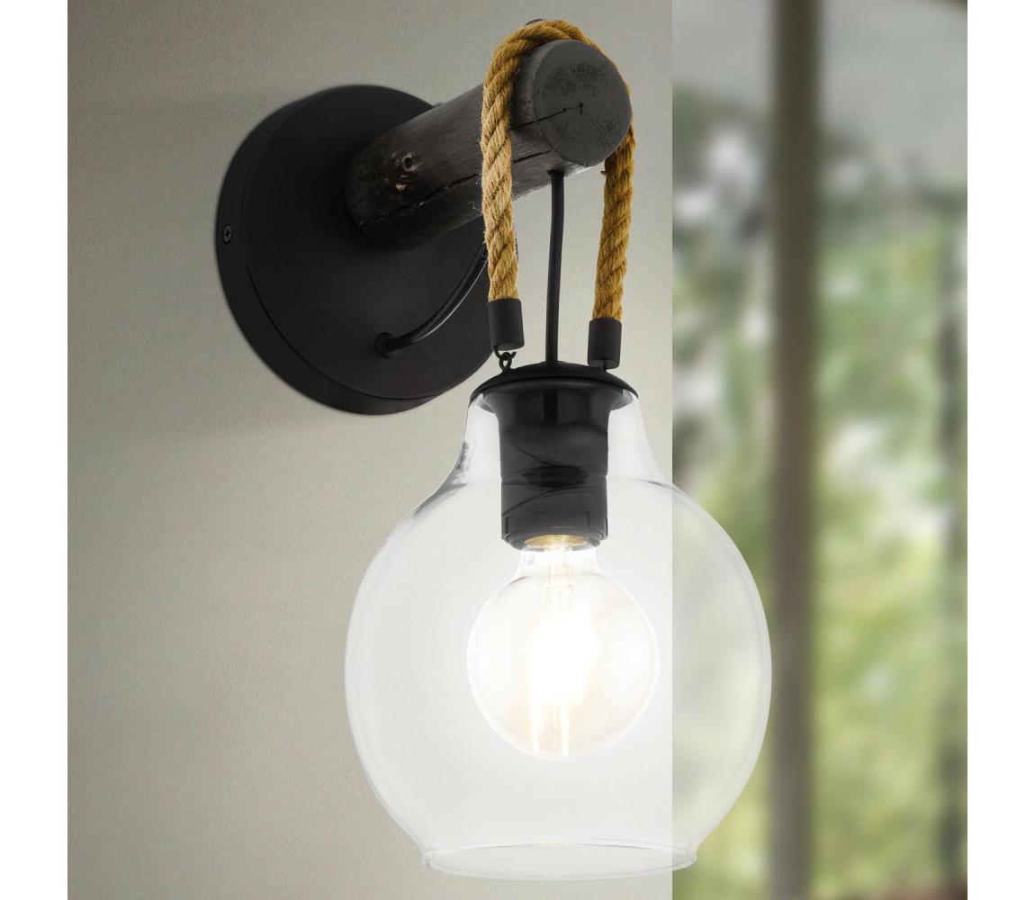 Eglo 43619 - Kinkiet RODING 1xE27/40W/230V