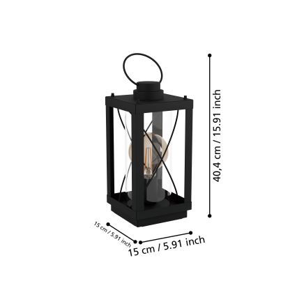 Eglo - Lampa stołowa 1xE27/60W/230V