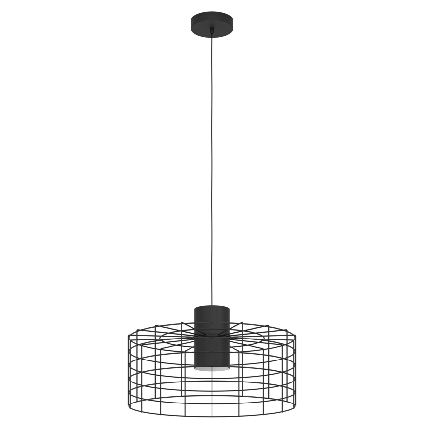 Eglo - Żyrandol na lince 1xE27/40W/230V śr. 48 cm czarny