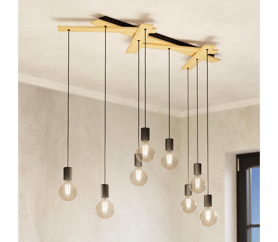 Eglo 43641 - Pendel MONMOUNT 9xE27/40W/230V