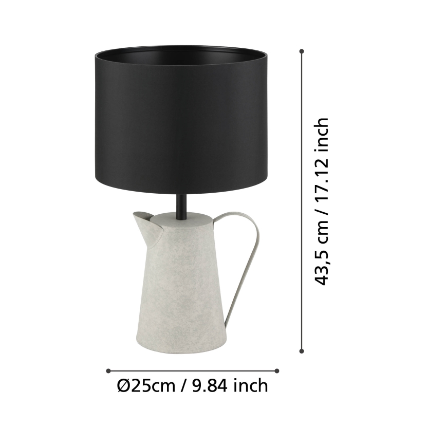 Eglo - Lampa stołowa 1xE27/40W/230V