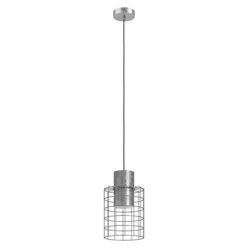 Eglo - Żyrandol na lince 1xE27/40W/230V śr. 20 cm srebrny