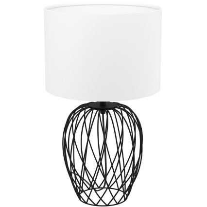 Eglo - Lampa stołowa 1xE27/40W/230V biały