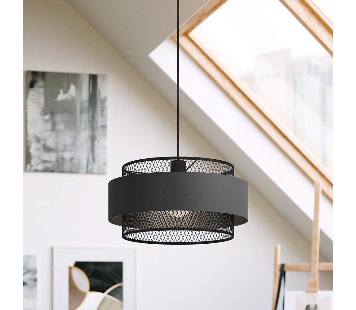 Eglo 43668 - Żyrandol na lince BAZELY 1xE27/40W/230V
