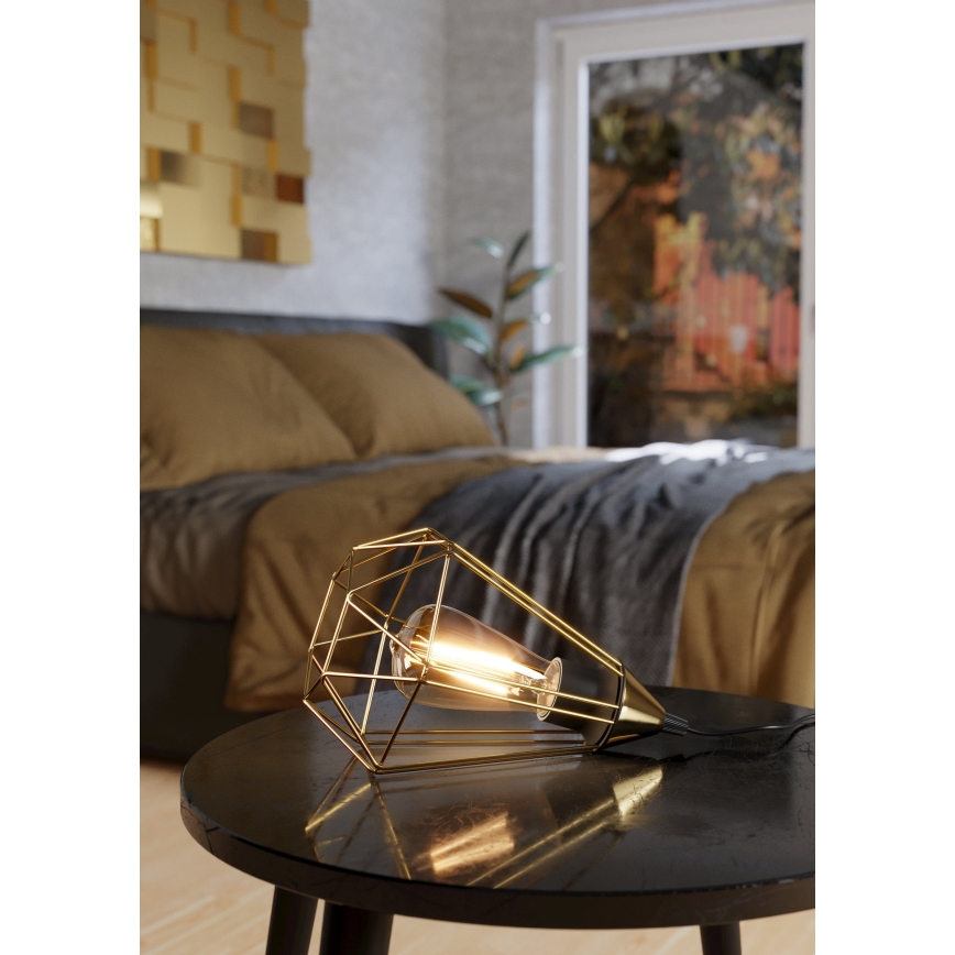 Eglo - Lampa stołowa z gniazdem 1xE27/60W/230V