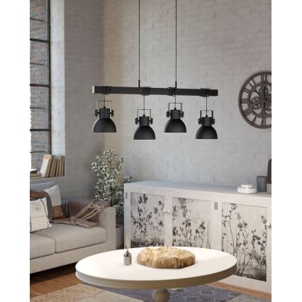 Eglo - Lampa wisząca na linkach 4xE27/40W/230V