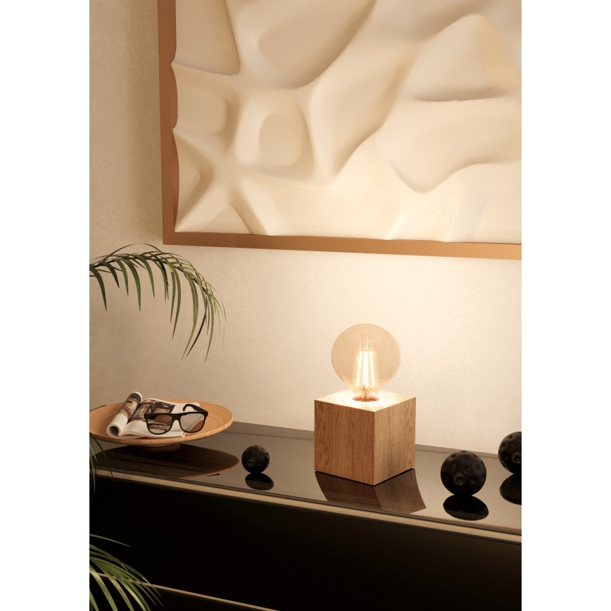Eglo - Lampa stołowa 1xE27/40W/230V beżowy