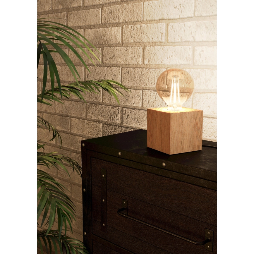 Eglo - Lampa stołowa 1xE27/40W/230V beżowy