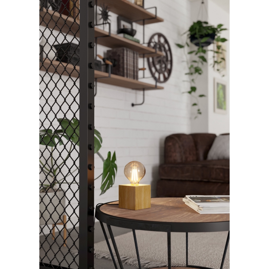 Eglo - Lampa stołowa 1xE27/40W/230V beżowy