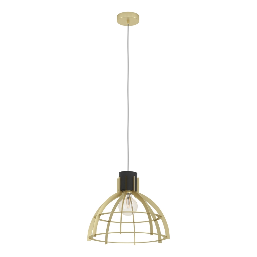 Eglo - Żyrandol na lince 1xE27/40W/230V złoty