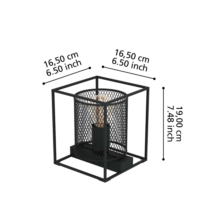Eglo - Lampa stołowa 1xE27/40W/230V