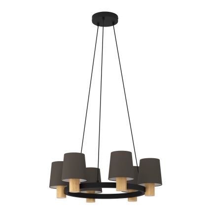 Eglo - Lampa wisząca na linkach 6xE27/40W/230V