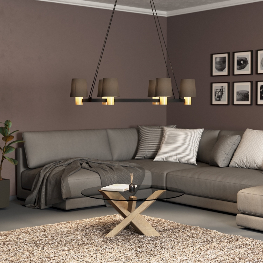Eglo - Lampa wisząca na linkach 6xE27/40W/230V