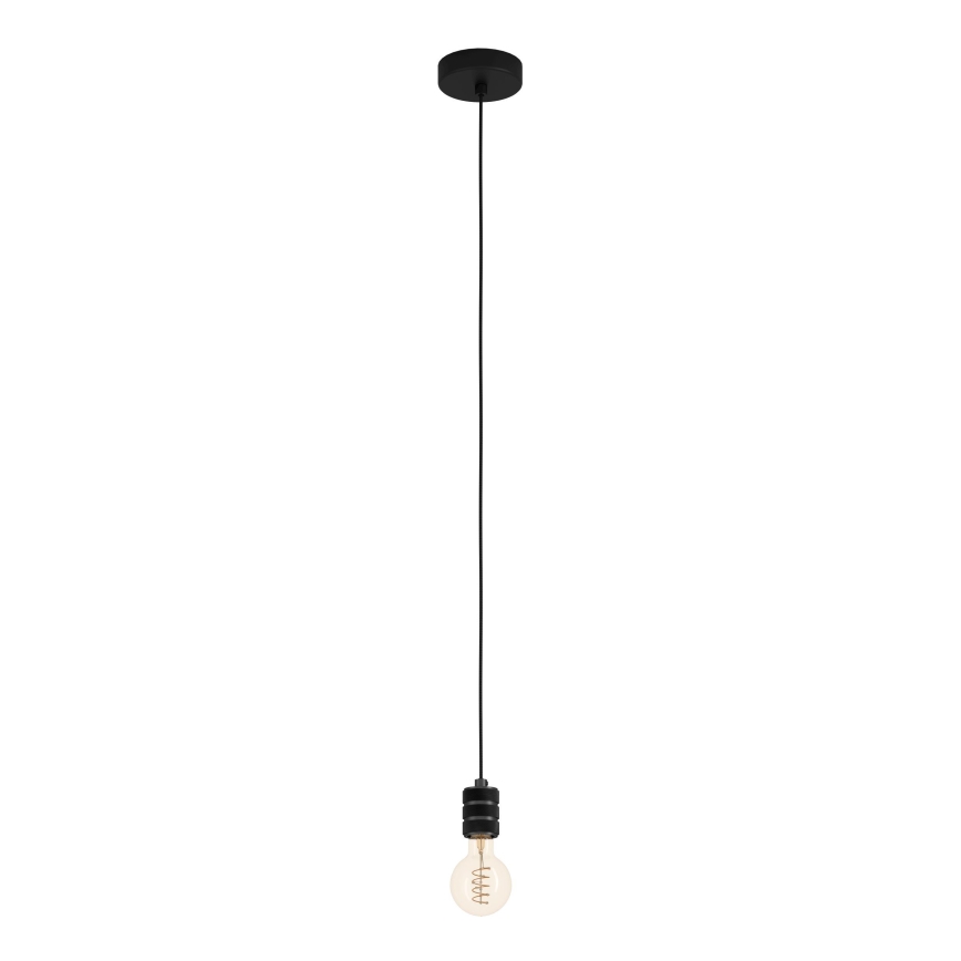 Eglo - Lampa wisząca na linkę 1xE27/40W/230V czarna