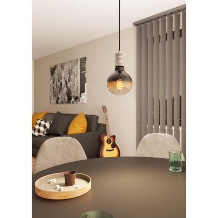Eglo - Lampa wisząca na linkę 1xE27/40W/230V chrom