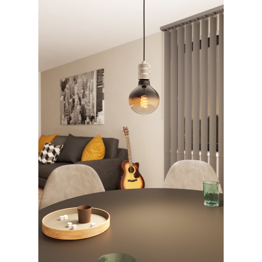 Eglo - Lampa wisząca na linkę 1xE27/40W/230V chrom