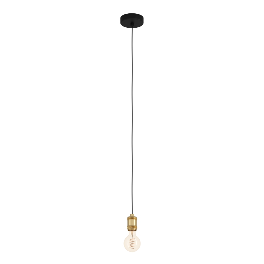 Eglo - Żyrandol na lince 1xE27/40W/230V złoty