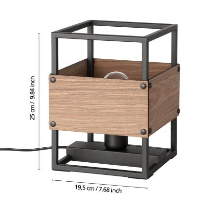 Eglo - Lampa stołowa 1xE27/40W/230V