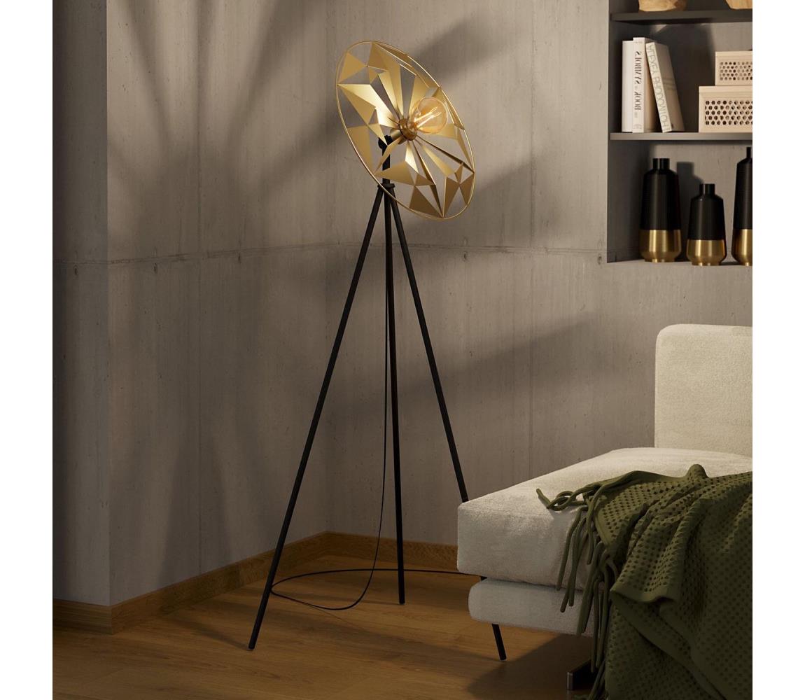 Eglo 43809 - Lampa podłogowa CASTANUELO 1xE27/40W/230V