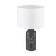 Eglo - Lampa stołowa 1xE27/40W/230V biały/czarny