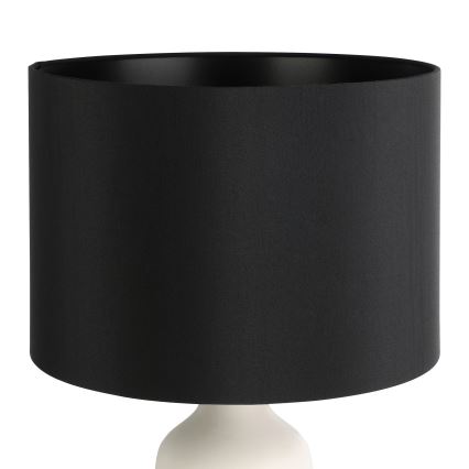 Eglo - Lampa stołowa 1xE27/40W/230V czarna/biała