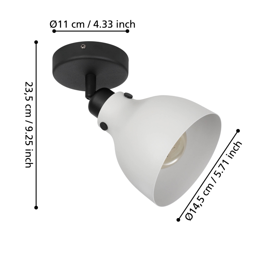 Eglo 43827 - Oświetlenie punktowe MATLOCK 1xE27/40W/230V