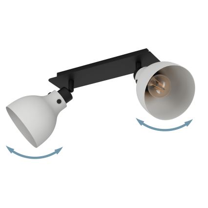 Eglo 43828 - Oświetlenie punktowe MATLOCK 2xE27/40W/230V