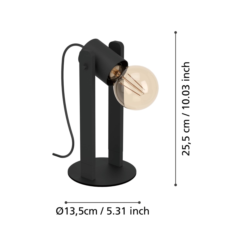 Eglo - Lampa stołowa 1xE27/15W/230V