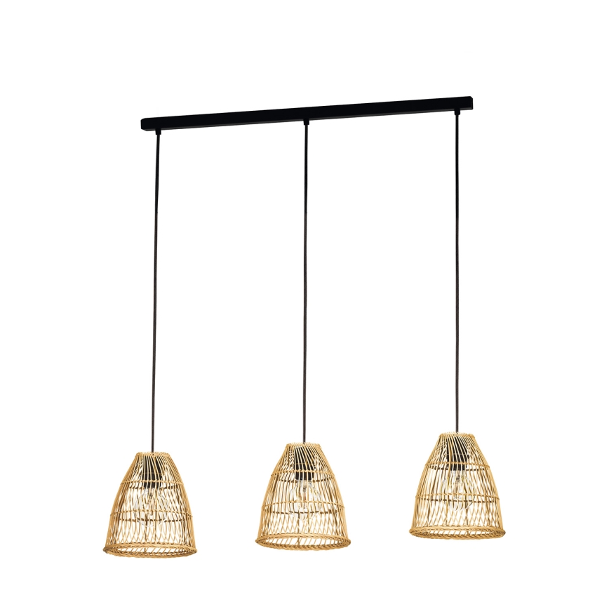 Eglo - Lampa wisząca na linkach 3xE27/40W/230V