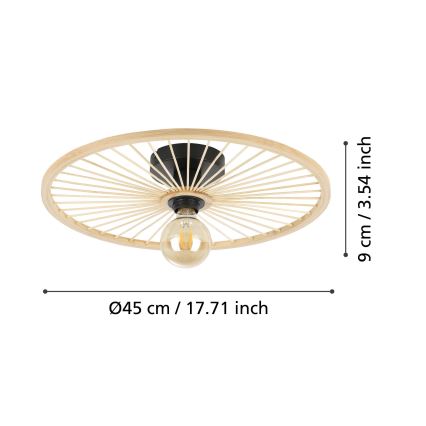 Eglo - Lampa sufitowa 1xE27/40W/230V